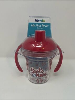 Tervis Cincinnati Reds My First Tervis Sippy Cup 6 Oz New Red Rookies Handles